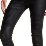 OOBER SWANK High Waisted Moto Leggings Size XS Black Photo 1