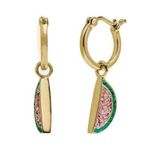 Coach  Watermelon Huggie Earrings Photo 0