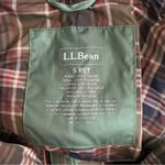 L.L.Bean Green Quilted Barn Coat Or Chore Jacket With Brown Corduroy Trim SP. Photo 5