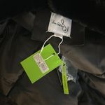 Sam Edelman  Asymmetric Zip Water Repellent faux fur Parka in Black Photo 4