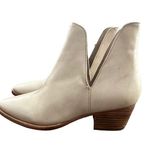 Free People Charm Double V Ankle Boot Size 38US 8 Ecru Leather Photo 2