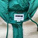 Noisy May borg & quilted jacket in white and green Size S Photo 2