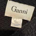 Ganni  x Anthropologie Fulton Black Pleated Knit A-Line Cocktail Mini Dress XS Photo 4