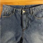 SheIn Ripped High Rise Mom Jeans Waist 30 Size Medium Distressed Denim Casual Photo 2