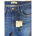 ZARA WOMAN Premium Denim Collection Flare Jeans Dark Wash Size 10 Blue Photo 3