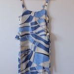 Cult Gaia  Este Tunic Cover Up In Blue Wave Photo 6