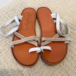 Free People Isle Of Capri Sandals size 38 Velvet and Leather Combo Photo 1