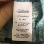 Vineyard Vines  Flutter Sleeve Pintuck Top‎ Plus Sz 3X Tropical Abstract NWT Blue Photo 5