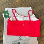 Halara UltraSculpt Cropped Yoga Tank Top red “auroa orange” XS NWT Photo 5