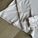 Sundry  Evereve Loved Cream Waffle Knit Thermal Top Photo 6