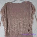 White House | Black Market New! Cap Sleeve Shimmer Kimono Mini Dress, size L Photo 12