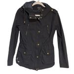 EDEN SOCIETY HOLLY CONTRAST HOOD CARGO JACKET BLACK S Photo 0