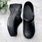 Dansko  Black Professional Leather‎ Clog Size 11.5/12 (EU 42) Nurse Doctor Photo 1