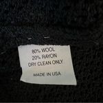 Elana Womens Y2K Crochet Knit Bolero Sweater Size M Floral Applique Whimsigoth Black Size M Photo 8