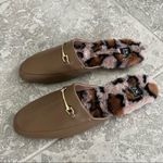 Zac Posen  Loafer Leather Savanna Coffee Leopard Print Fur Size 11M New with Box Photo 4