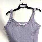 Adam Lippes Crochet Midi Dress lilac purple Size Large Photo 2