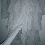 ZARA  XS Long Sleeved Layered Mini Dress in Concrete Gray Photo 5