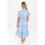 J.Marie The Charlotte Delaney Button Up Midi Dress Blue Size XS NWT Photo 1
