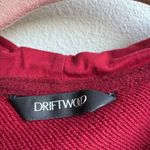 Driftwood Sundance  Embroidered Red Emma Zip Up 100% Cotton Hoodie Size Photo 3