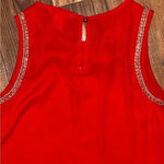 A'Gaci  Women Sleeveless red blouse size small Photo 6