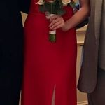 Long Red Formal Dress Size 2 Photo 0