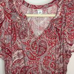 Old Navy NWOT  Waist-Defined Printed Tiered-Hem Maxi Dress size medium Photo 2