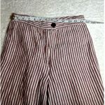 Mara Hoffman NWOT $365  Red/White Striped Arlene Cropped Pant‎ Size 2 Photo 5