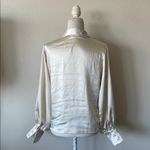 NA-KD  Big Cuff Satin Blouse Photo 6