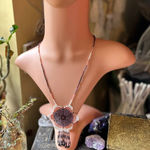 Handmade Hand Beaded Flower Fringe Boho Western Necklace Photo 0