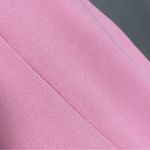 Lulus  Maxi Dress Thigh High Slit Pink Crepe Size Medium Square Neckline Cocktail Photo 12