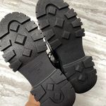 Marc Fisher  Aboli Plaid Trimmed Boots Lug Sole Lace-Up Hiker Booties Black Photo 9