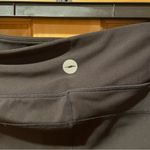 Avia  Active Wear women’s Leggings Black Stretch with white Leg Stripes Size L Photo 5