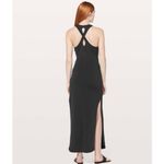 Lululemon  Restore And Revitalize Maxi Dress Black Womens Size 8 Photo 1