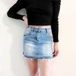 Dollhouse Vintage  Denim Mini Skirt Photo 0