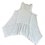 Eyeshadow ribbed assymetrical tank top whi… Photo 0