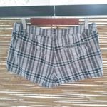 Volcom  7 Black Tan Plaid Shorts Photo 3