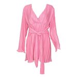 Lovers + Friends  Bernice Pleated Mini Dress, Candy Pink, Large Photo 12