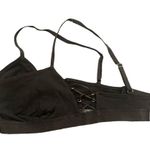 Aerie Women's Adjustable Strap Bandeau Bralette - Black Size S Photo 3