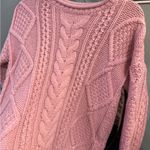 Madewell Pink Cable Knit Sweater. . Size XS. Photo 1