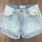 One Teaspoon  Chargers Distressed Light Denim Short Photo 0