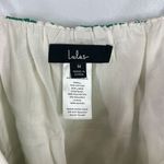 Lulus green floral bodysuit tie straps size medium Photo 2