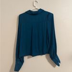 Naked Zebra  Deep Blue Blouse Photo 2