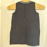 Athleta  Women's Size‎ Small Tank Top Black White Stretchy Ribbed Sleeveless Knit Photo 3