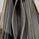 Tory Burch Perry Zip Around Continental Wallet Leather Gray Photo 4