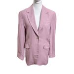 ZARA  Tailored Blazer Women’s XS Pale Pink One Button Lined Jacket Spring Neutral Photo 1