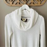 Anthropologie Maeve by Anthro. Cowl Neck Pullover Top White Sz Small Photo 1