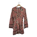 For Love & Lemons NWT Ayla Plunging Minidress - Pink - Medium Photo 4