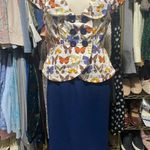 Pendleton Blue Midi A-Line Wool Skirt for Work Photo 1