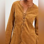 Free People Bradley Faux Suede Mini Dress Tobacco Photo 1