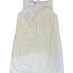 Talbots  White Cotton Scalloped Lace Eyelet Sleeveless Dress Women's Petite 16P Photo 0